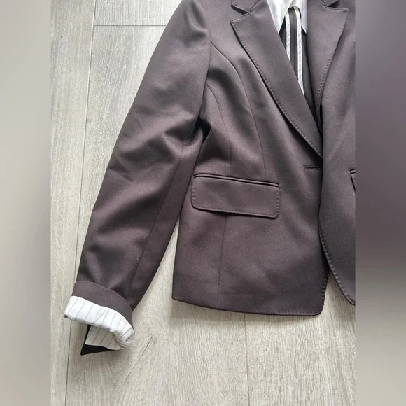 Chocolate Brown Suit Blazer NWT - Picture 4 of 7